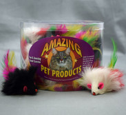 Amazing Pet Products Cat Toy Display feather Mouse