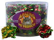 Amazing Pet Products Display Mylar Crinkle Ball cat toy
