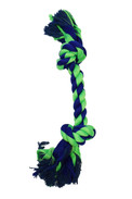 Amazing Pet Products 2 Knot Bone Blue Green 14 inches