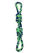 Amazing Pet Products Rope Handle Blue Green