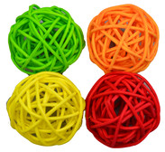 Amazing Pet Products Woven Rattan Balls Cat Toys