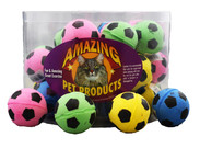 Amazing Pet Products Display Sponge Soccer Balls cat toy