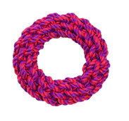 Amazing Pet Products Rope Rings Purple Magenta
