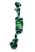 Amazing Pet Products Coil Rope Blue Green dog toy