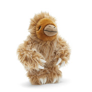 brown giant ground sloth plush dog toy