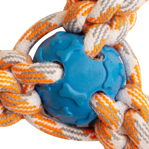 Snugarooz Mini Fling 'N Fun Rope Dog Toy Snugarooz Mini Fling 'N Fun Rope Dog Toy